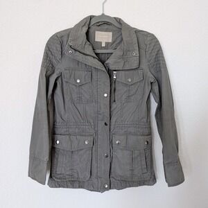Banana Republic Olive Green Utility Field Jacket Petite XS Veronica Mars